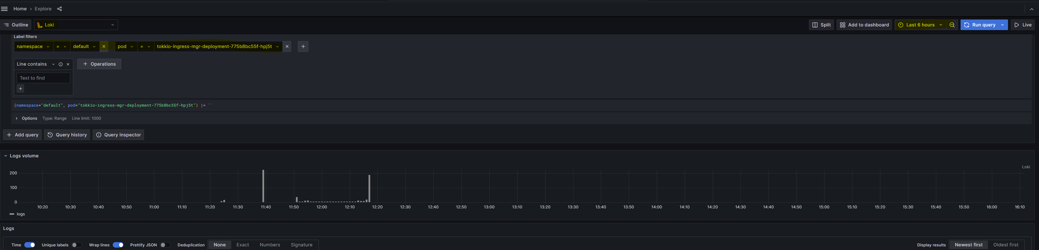 View Logs