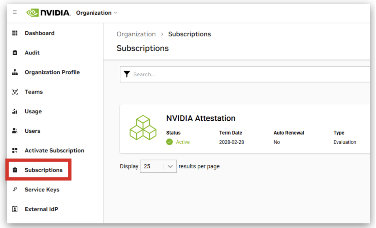 Confirm subscription