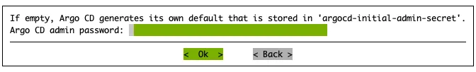 Argo CD operator: setting the initial admin password