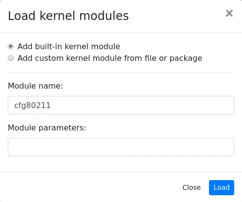 Adding Kernel Modules