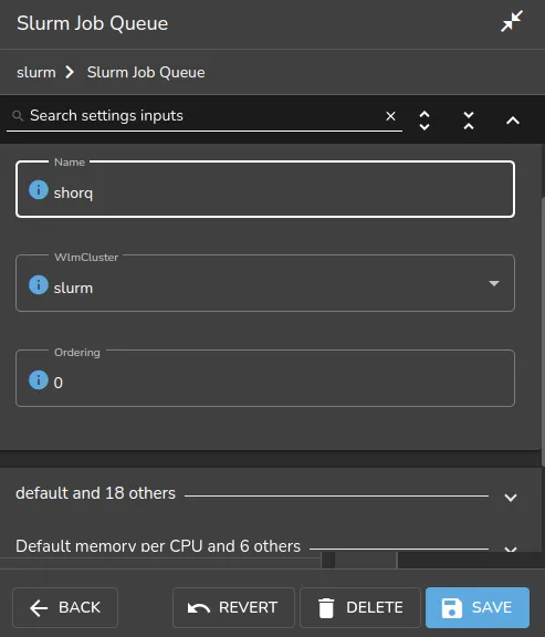 Adding a new queue via Base View