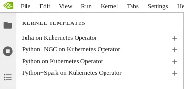 Jupyter Kernel Operator templates