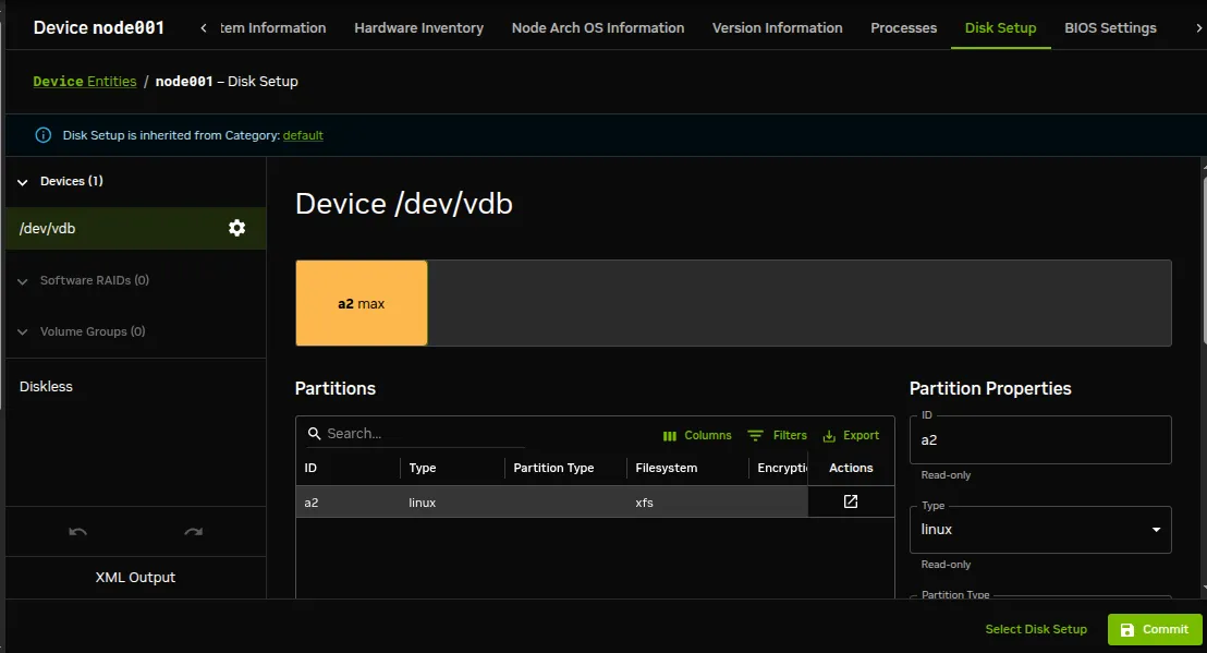 Changing a disked node to a diskless node with Base View