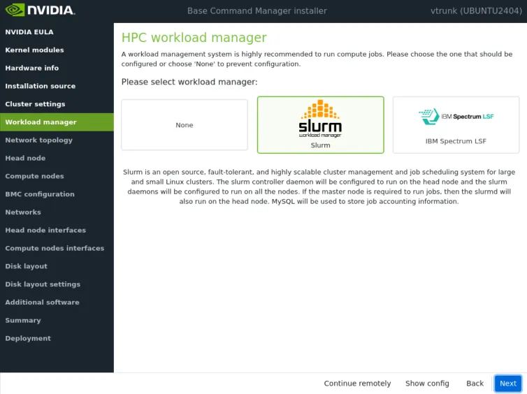 Workload Management Setup