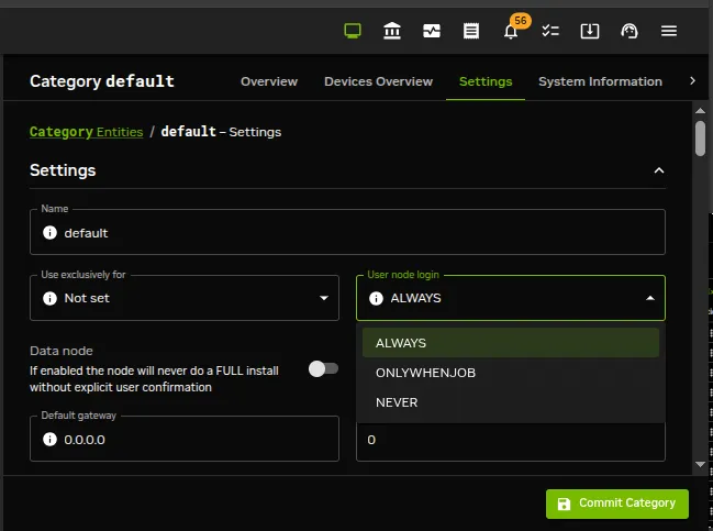 Disallowing user logins to nodes via Base View