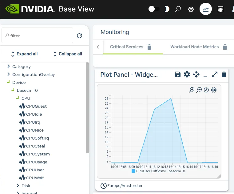 Monitoring Basic Example: CPU-intensive Processes Started, Detected And Stopped