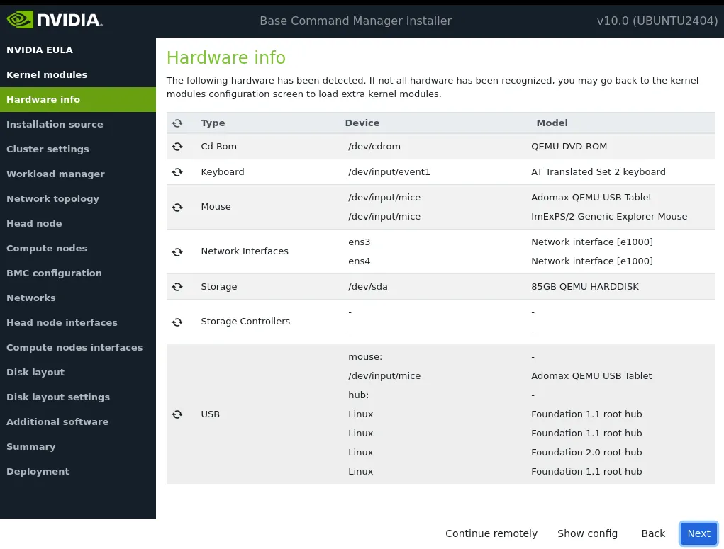 Hardware Overview Based On Hardware Detection Used For Loading Kernel Modules