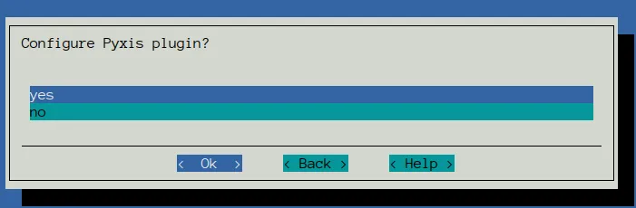 cm-wlm-setup Pyxis setup screen