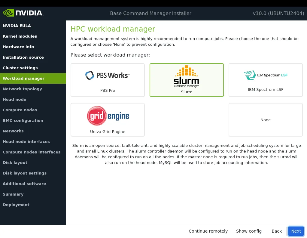 Workload Management Setup