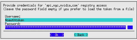 Setting API credentials for autonomous hardware recovery