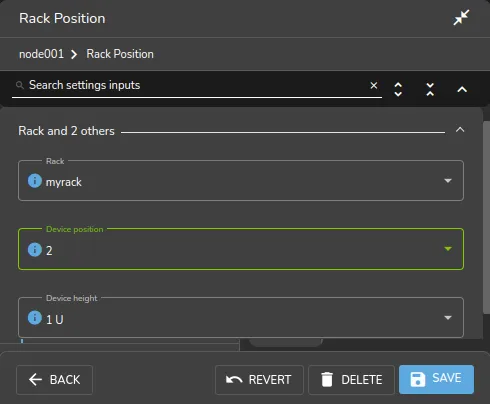 Rack assignment using Base View