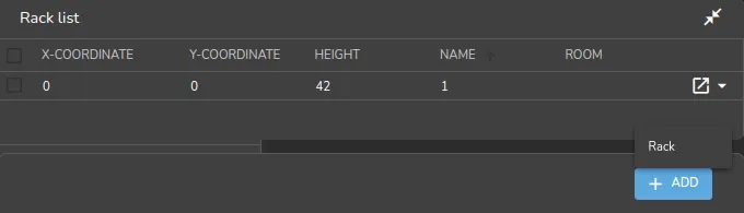 Rack list using Base View
