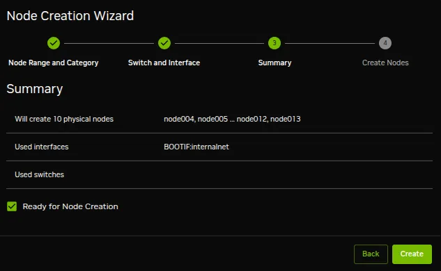 Node Creation Wizard: A Summary
