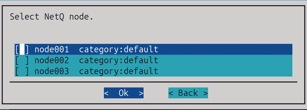 NetQ deployment: choosing 3 nodes