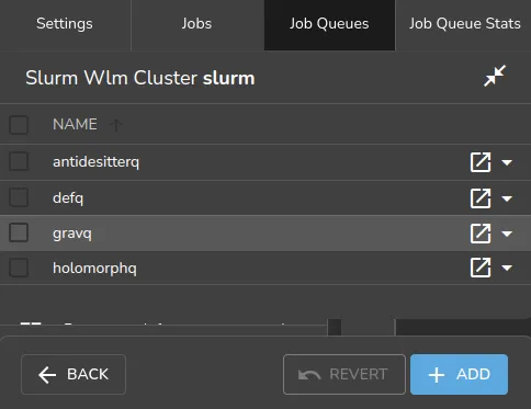 Workload manager queues
