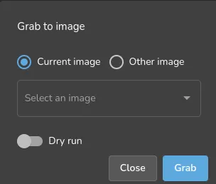 Synchronizing node-to-image: screen options for Grab to image