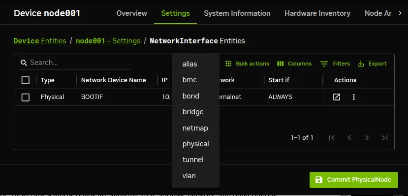 Configuring a VLAN via Base View