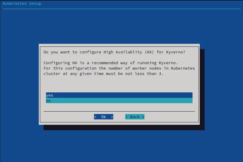 Kyverno high availability setup