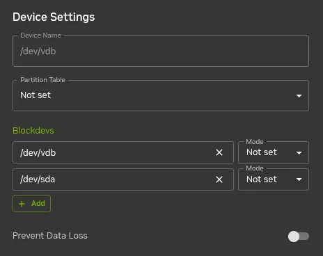 Editing disk layouts with Base View