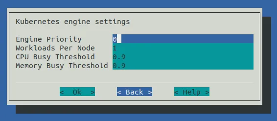 Auto Scaler Setup Kubernetes Engine Settings