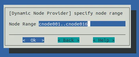 Auto Scaler Setup Node Range
