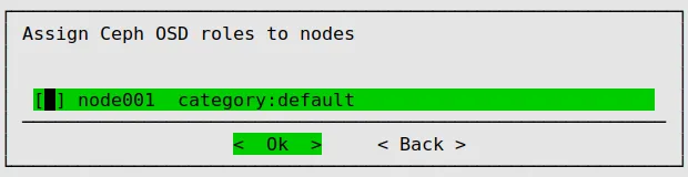 Ceph Installation: OSDs Assignment To Nodes