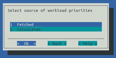 Auto Scaler Setup Workload Priorities Source Selection