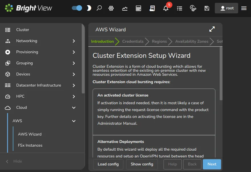 Introduction Page For Cluster Extension With Base View