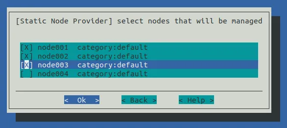 Auto Scaler Setup Individual Nodes Selection For Static Node Provider