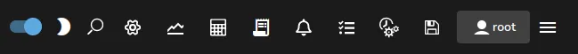 Base View: Top Right Corner Icons