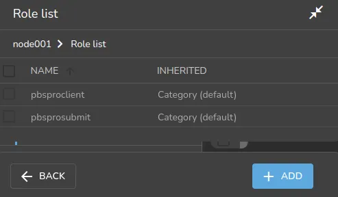 Roles seen on regular node in Base View