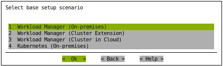 Auto Scaler Setup Scenario Selection