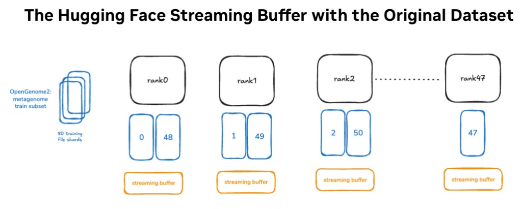 HF streaming buffer with original dataset