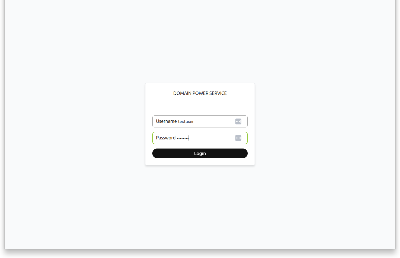 Login Form