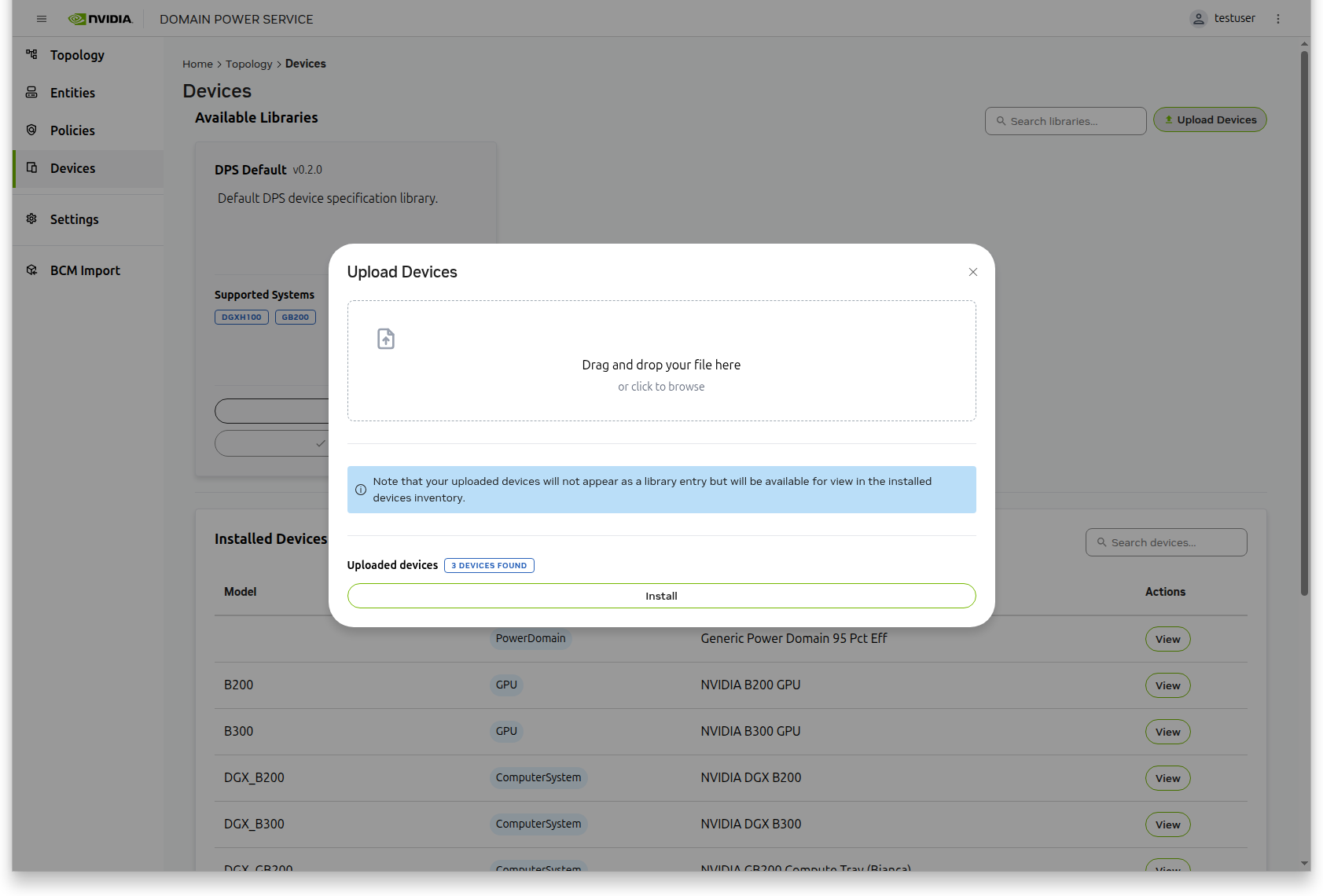 Import Custom Devices
