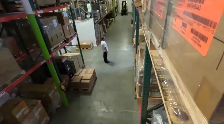 No lens distortion - linear video