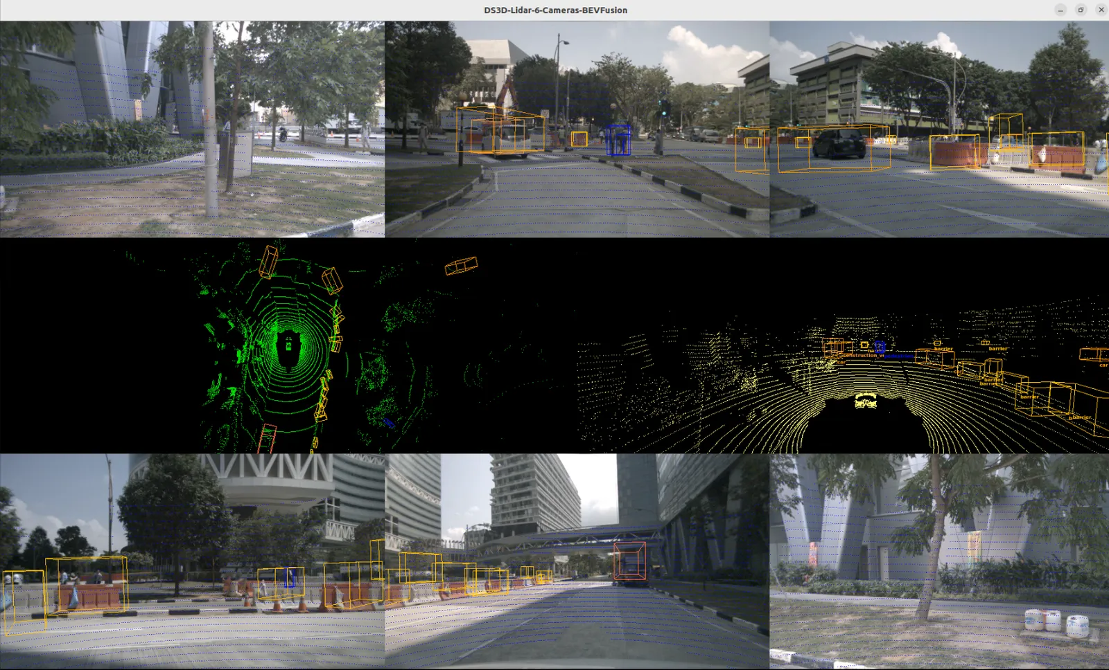 DS-3D Lidar-Camera BEVFusion Snapshot