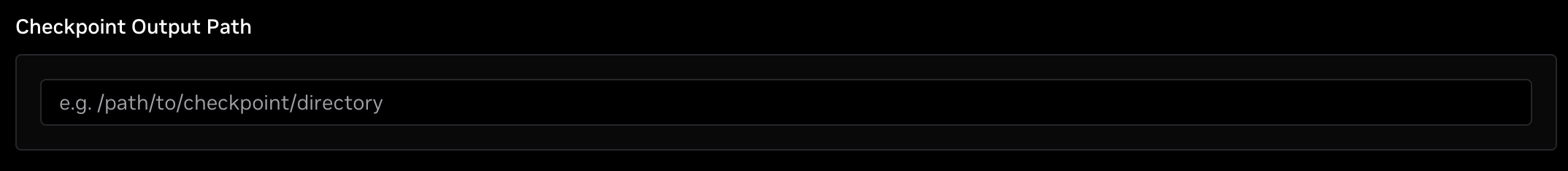 fine-tuning-checkpoint-path