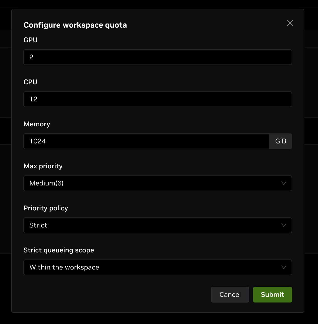 Workspace Quota 0.6x