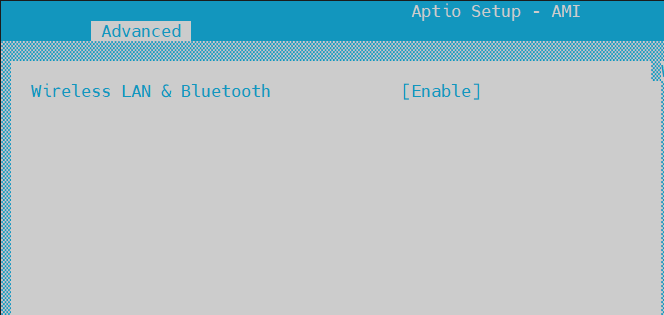 IO Port Access screen