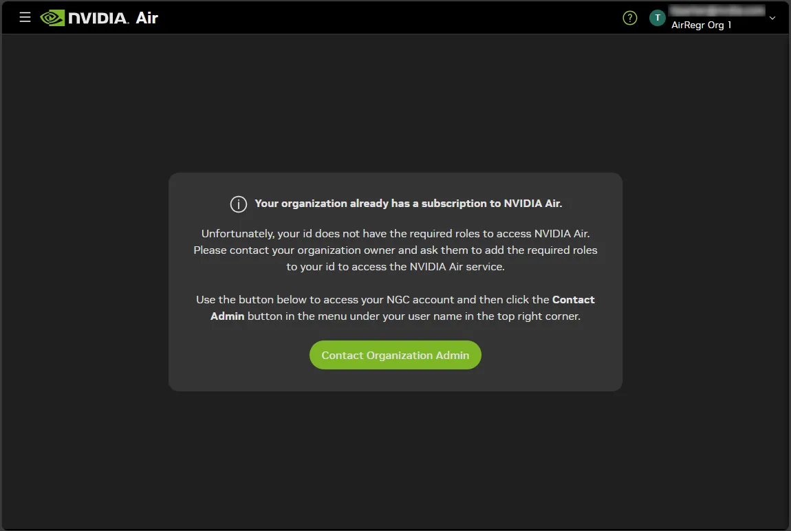 Subscription exists but user lacks roles