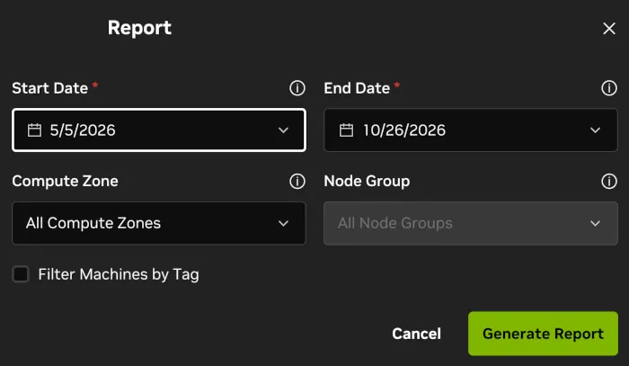Report overview.