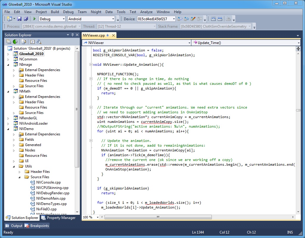 Nsight Tegra, Visual Studio Edition 