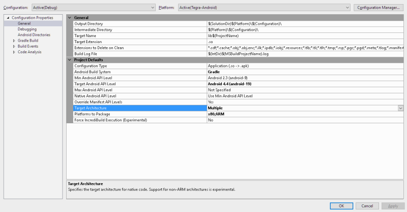 Multi Architecture Project Setup