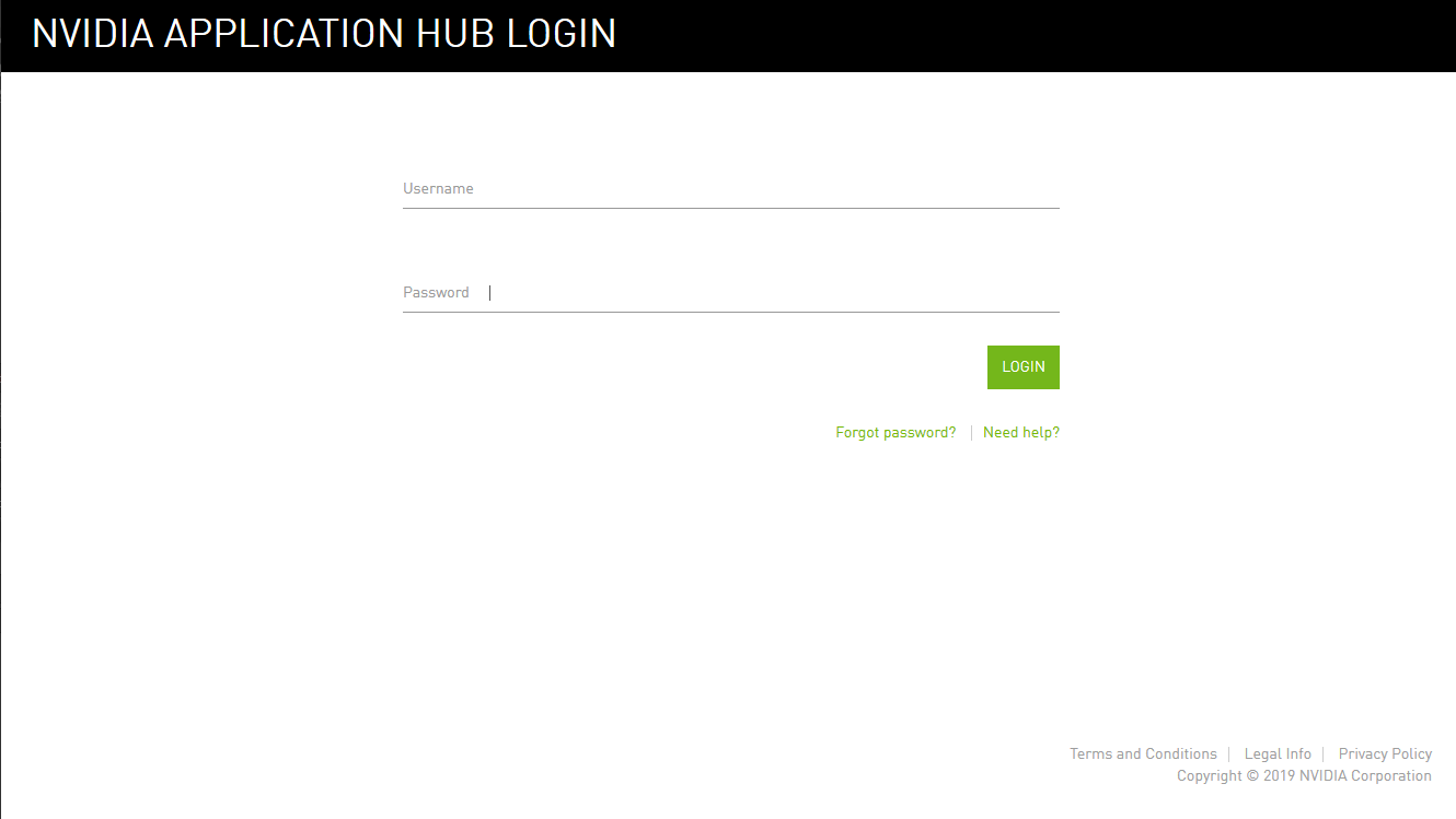 Screen capture showing the NVIDIA Enterprise Account page.