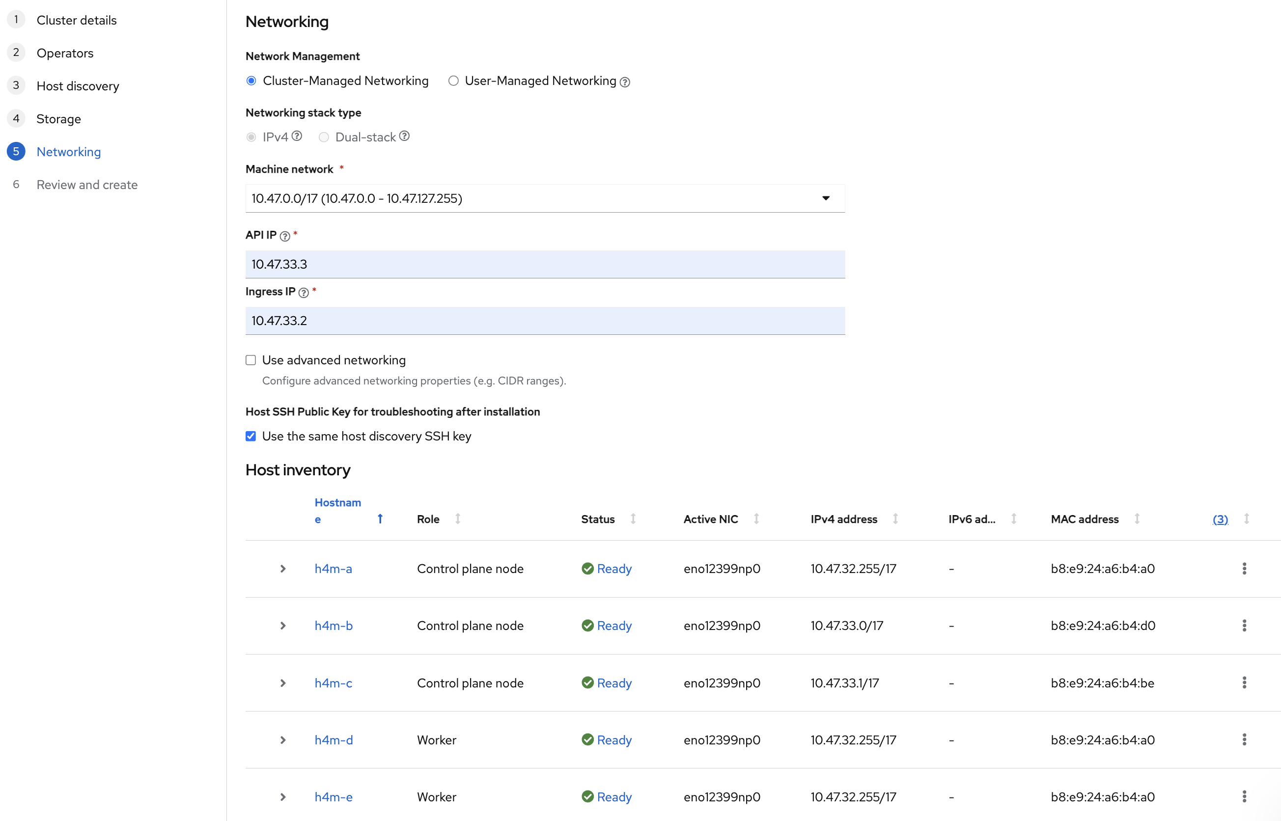picture of network settings