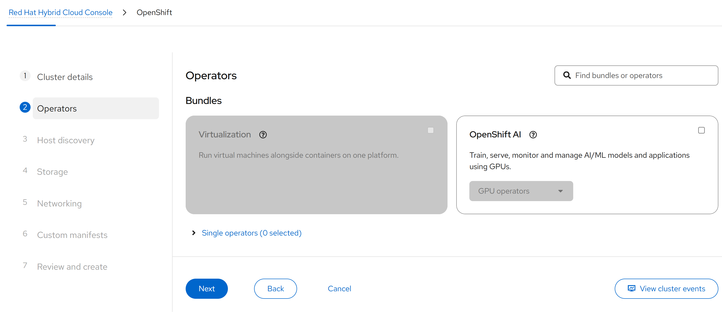 picture of the OpenShift Additional Operators