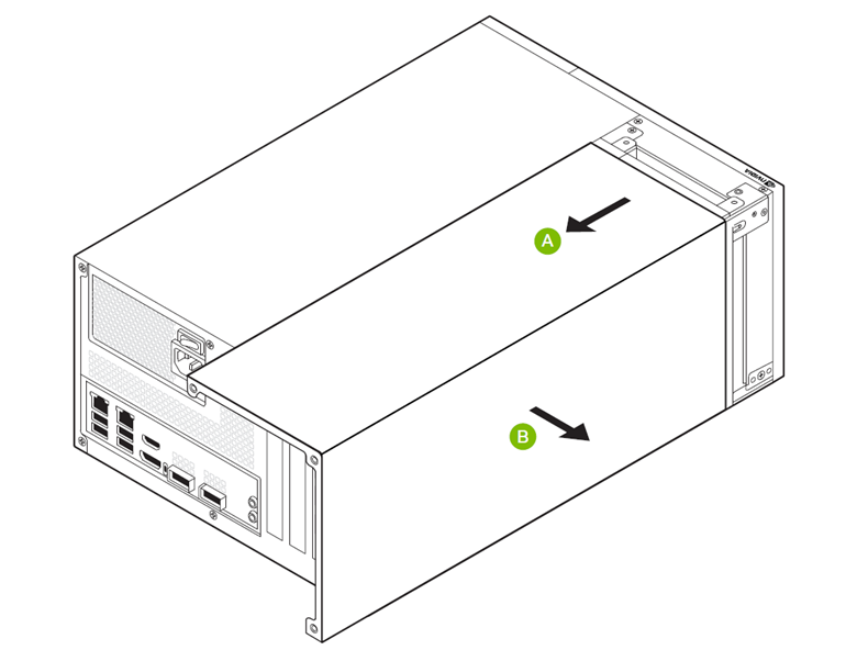 Step 2 to remove the cover