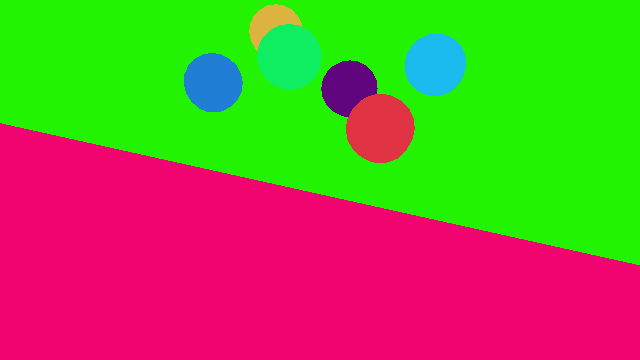 Instance segmentation output