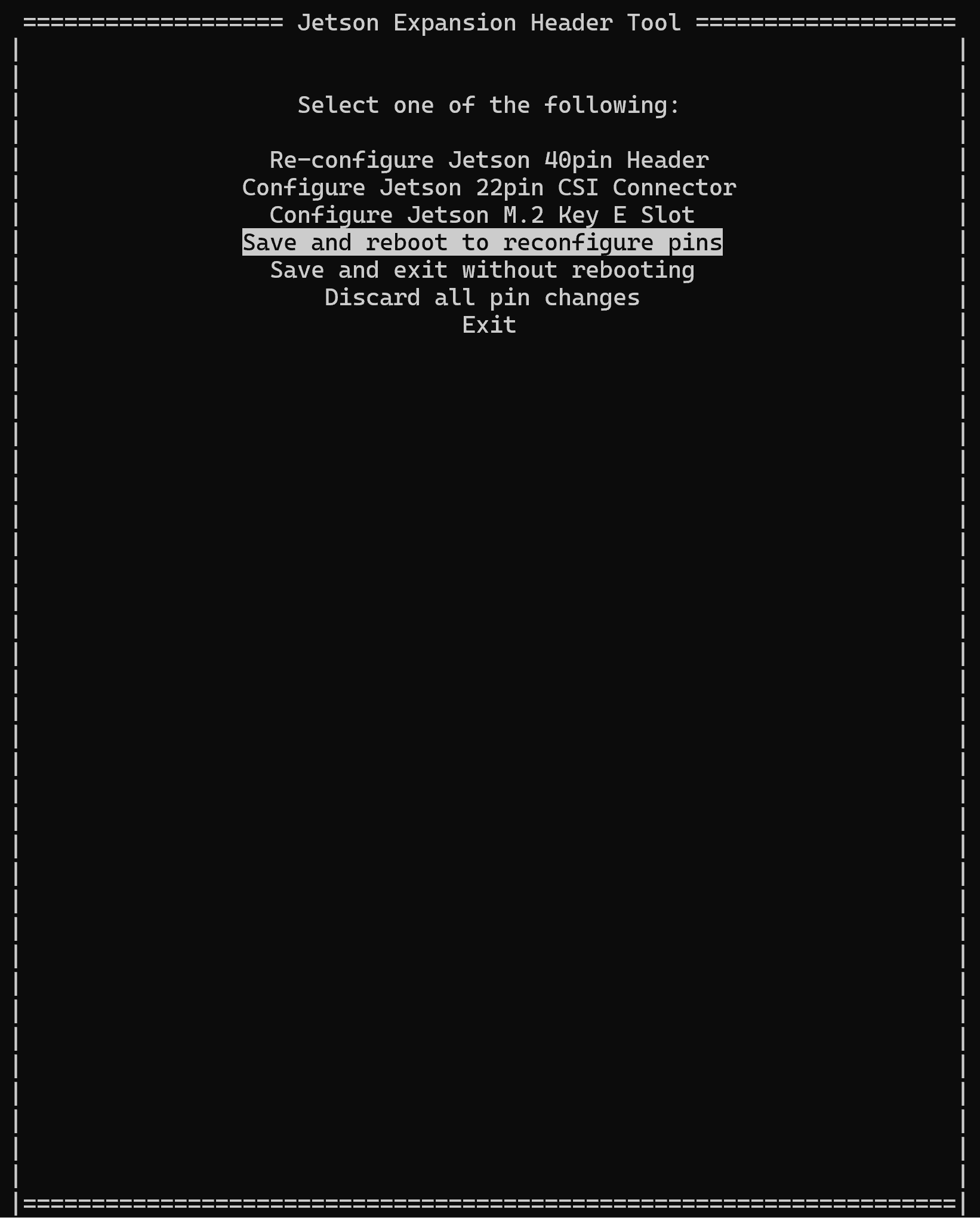 RebootCSIScreen
